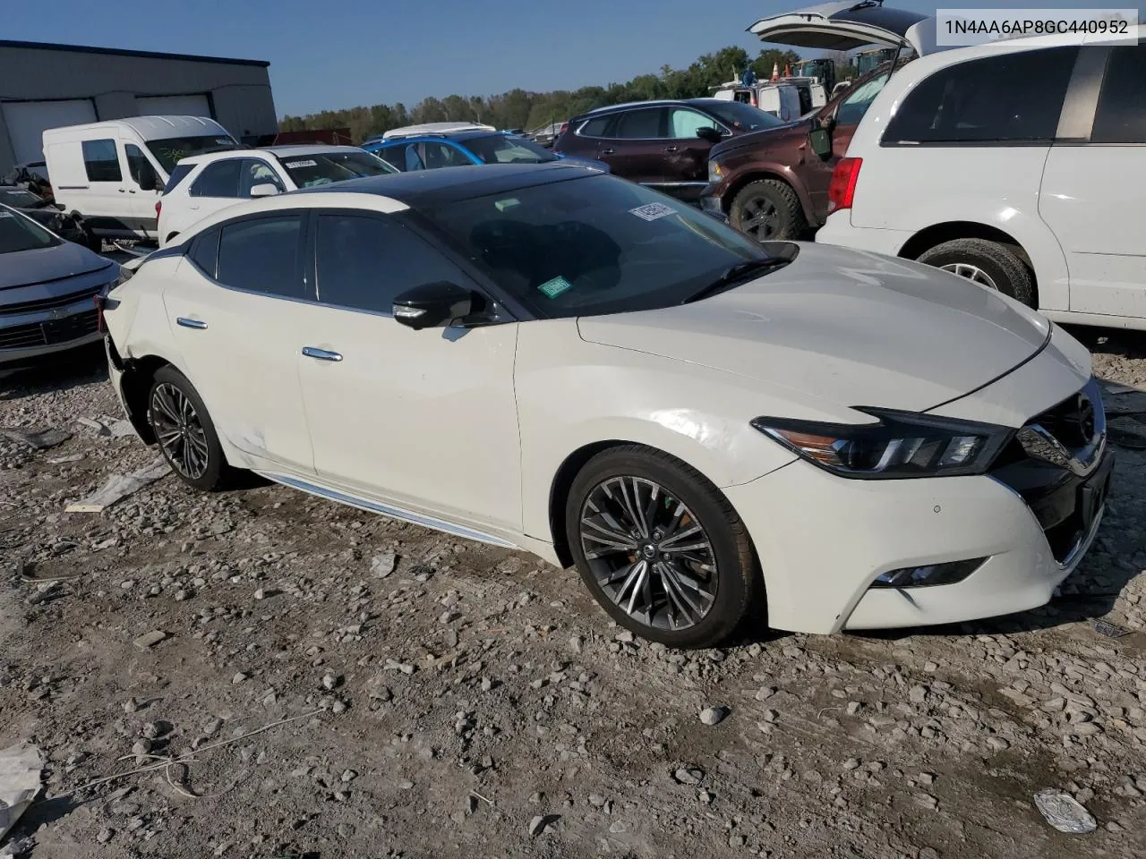 2016 Nissan Maxima 3.5S VIN: 1N4AA6AP8GC440952 Lot: 74259514