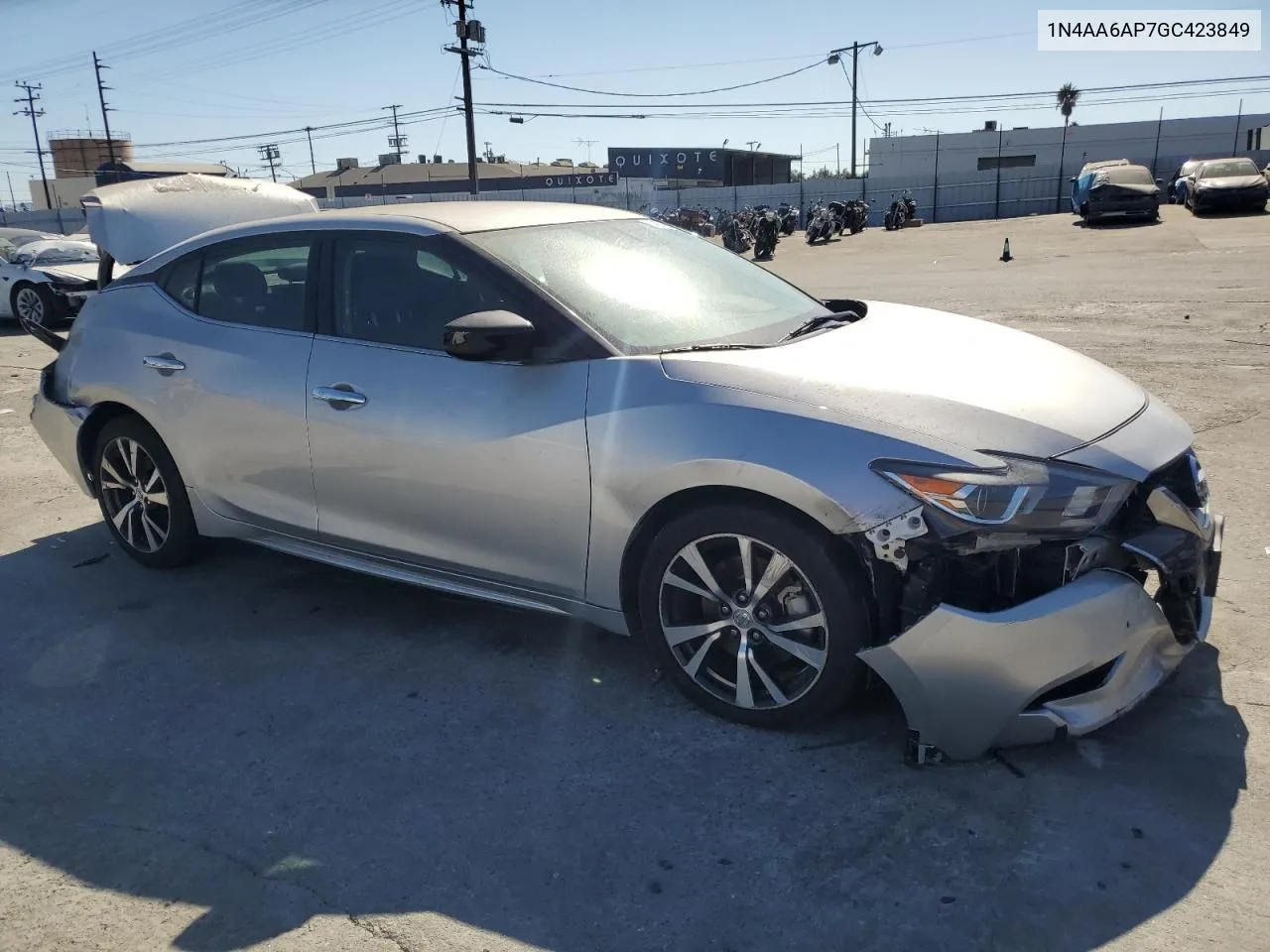 2016 Nissan Maxima 3.5S VIN: 1N4AA6AP7GC423849 Lot: 74674584