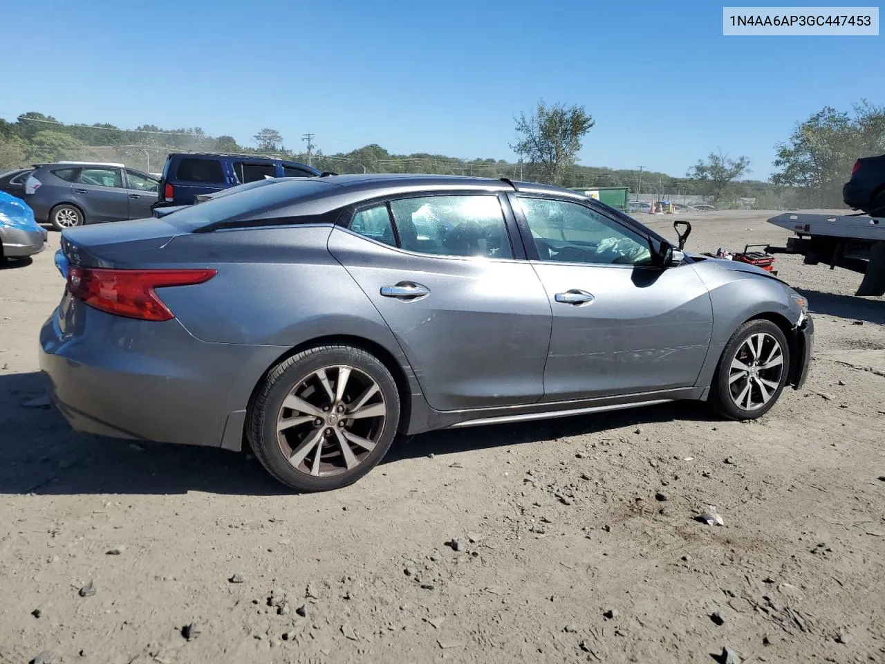 2016 Nissan Maxima 3.5S VIN: 1N4AA6AP3GC447453 Lot: 74704084