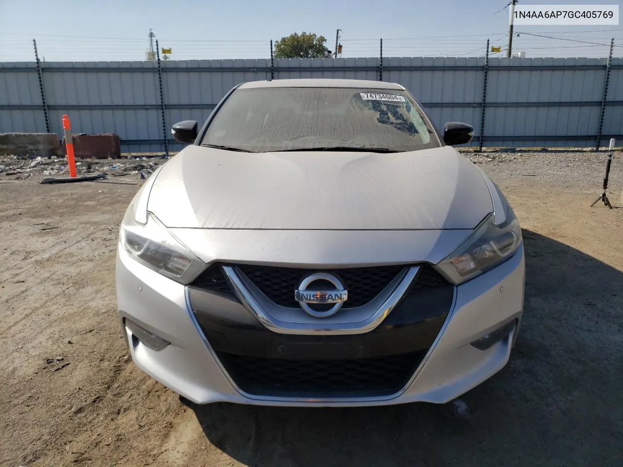 2016 Nissan Maxima 3.5S VIN: 1N4AA6AP7GC405769 Lot: 74734604