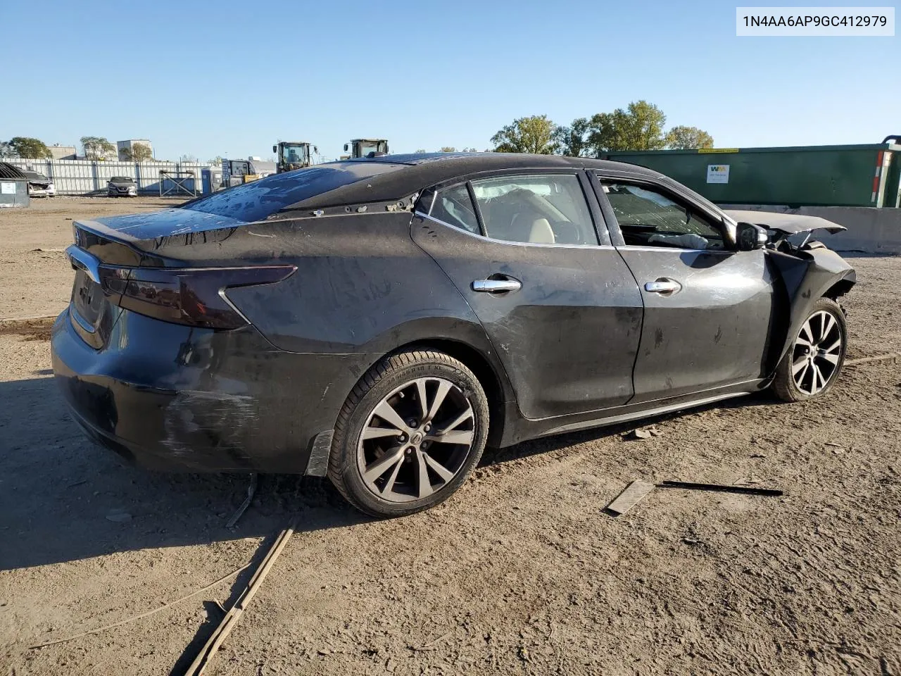 2016 Nissan Maxima 3.5S VIN: 1N4AA6AP9GC412979 Lot: 74842634