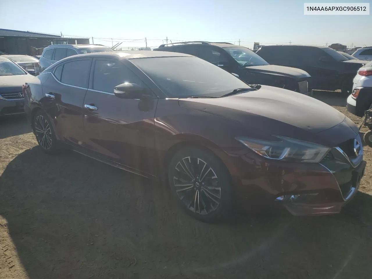 2016 Nissan Maxima 3.5S VIN: 1N4AA6APXGC906512 Lot: 75369204