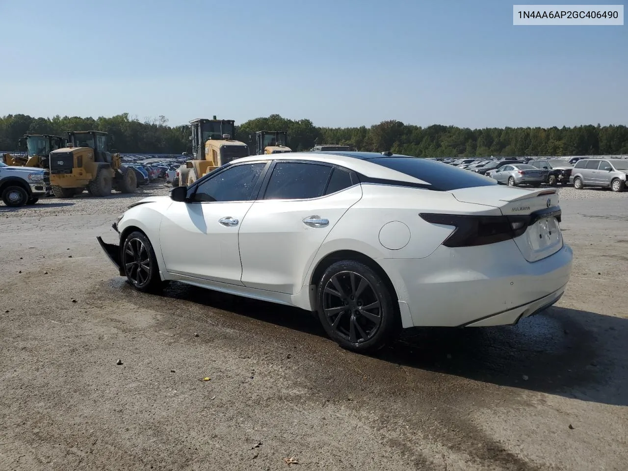 2016 Nissan Maxima 3.5S VIN: 1N4AA6AP2GC406490 Lot: 75447494