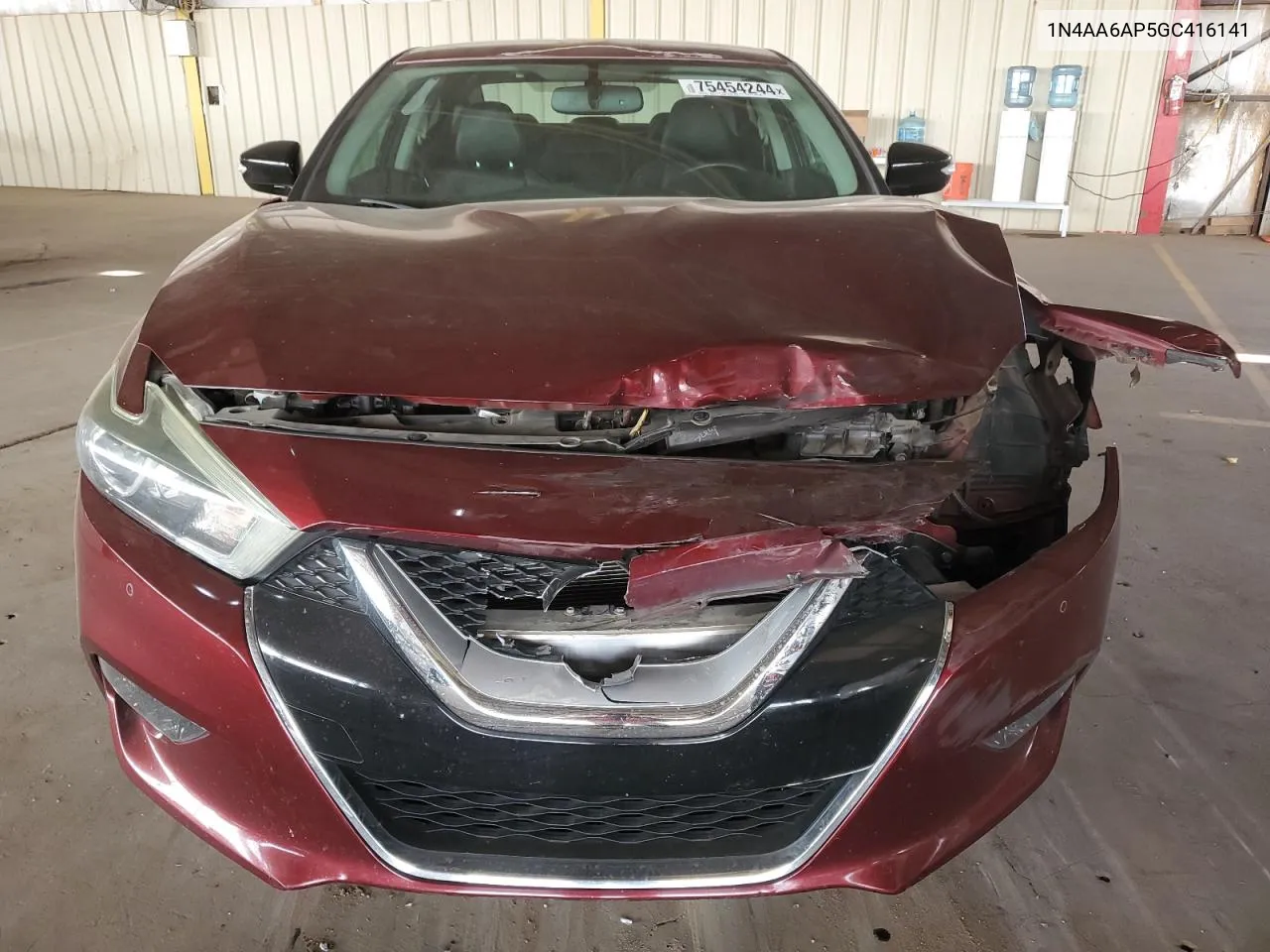 2016 Nissan Maxima 3.5S VIN: 1N4AA6AP5GC416141 Lot: 75454244