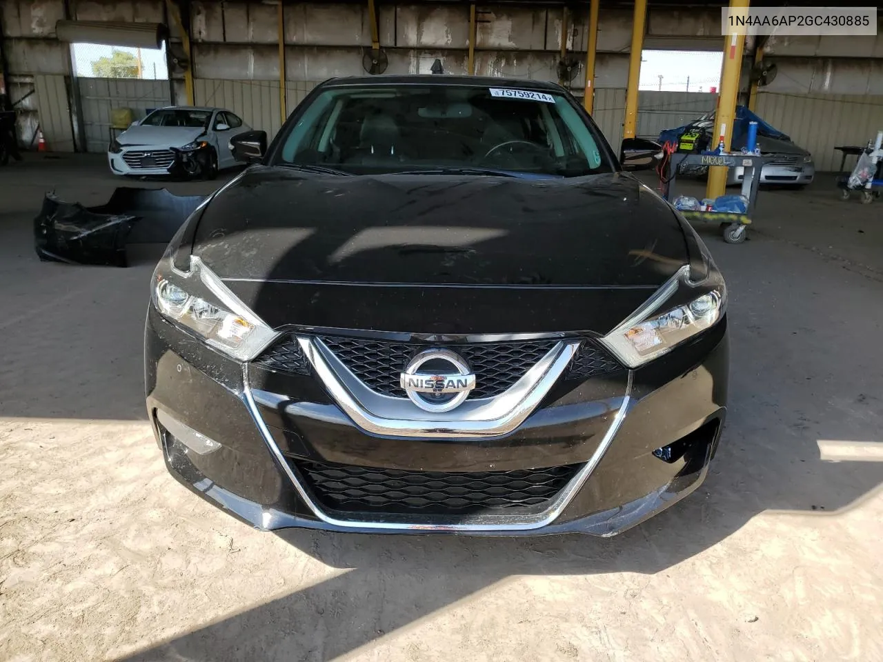 2016 Nissan Maxima 3.5S VIN: 1N4AA6AP2GC430885 Lot: 75759214