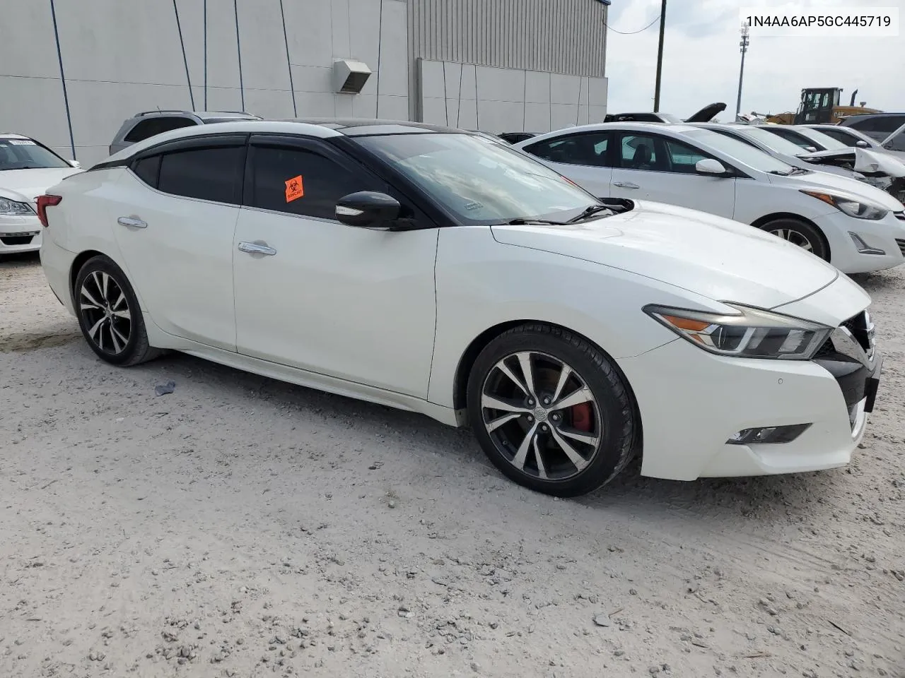 2016 Nissan Maxima 3.5S VIN: 1N4AA6AP5GC445719 Lot: 75872554