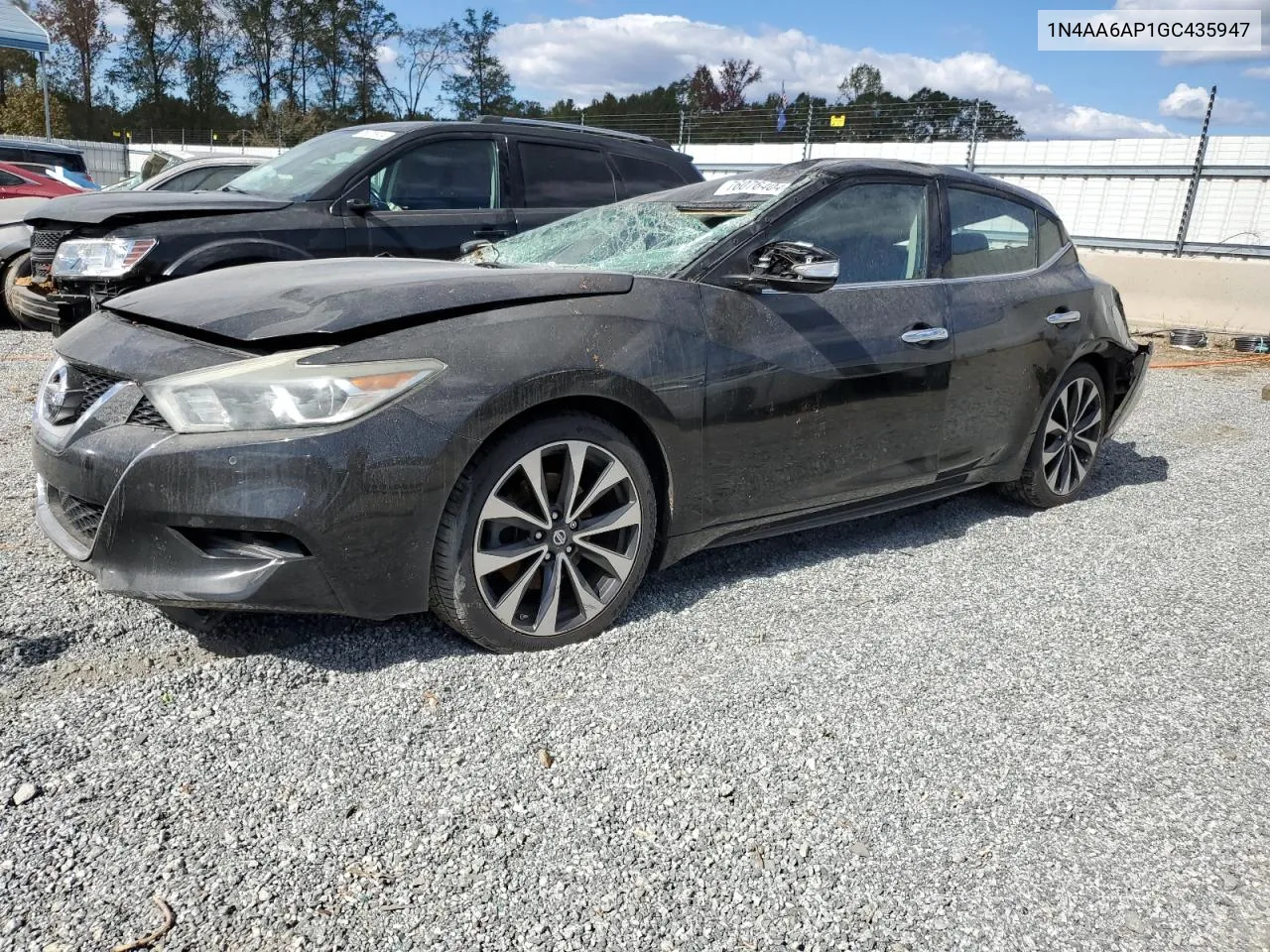 2016 Nissan Maxima 3.5S VIN: 1N4AA6AP1GC435947 Lot: 76076404