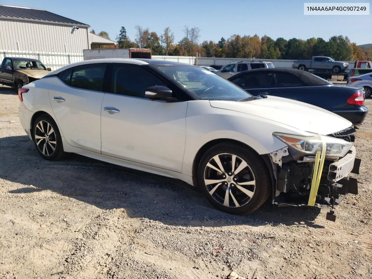 2016 Nissan Maxima 3.5S VIN: 1N4AA6AP4GC907249 Lot: 76122964