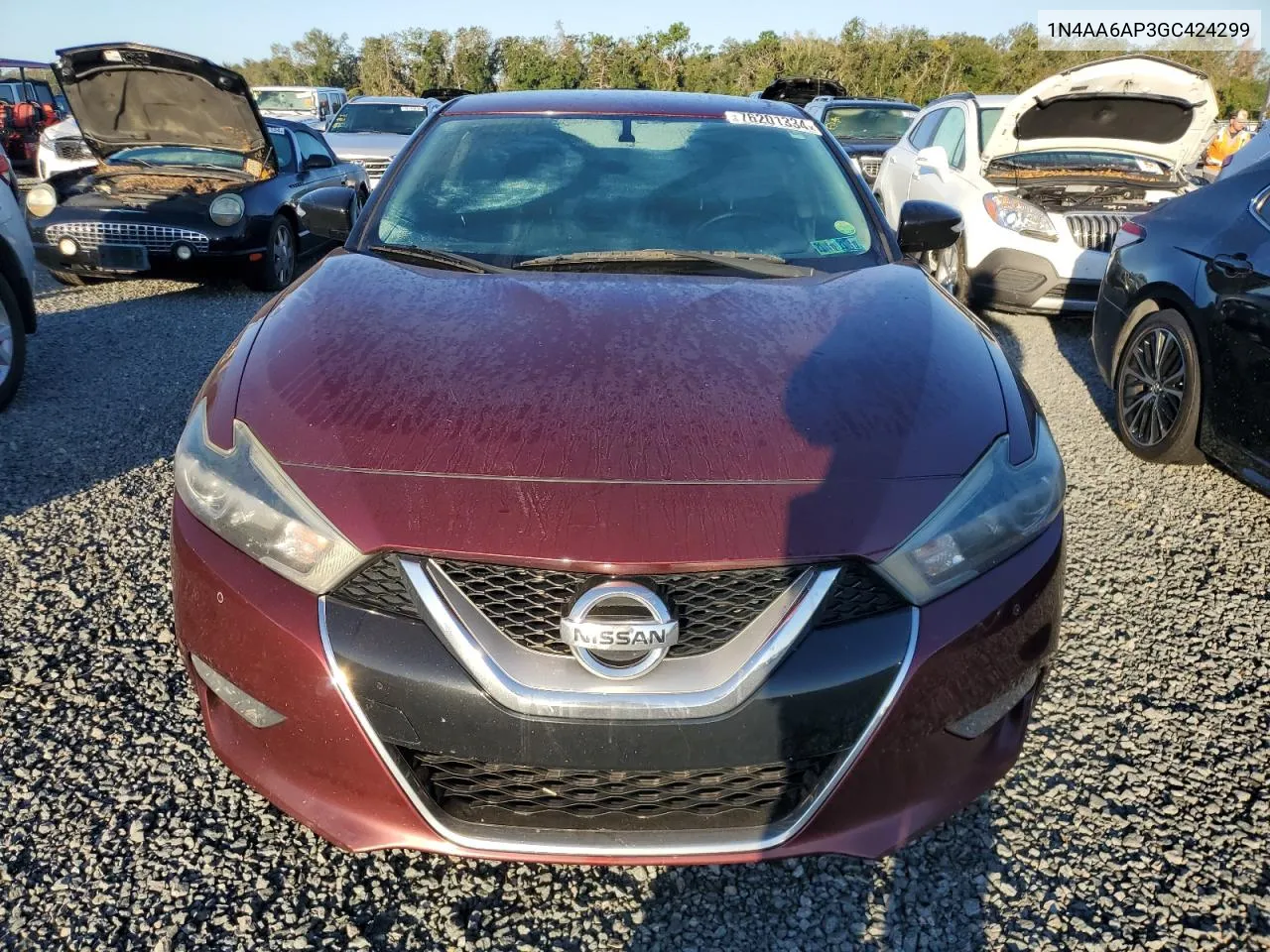 2016 Nissan Maxima 3.5S VIN: 1N4AA6AP3GC424299 Lot: 76201334