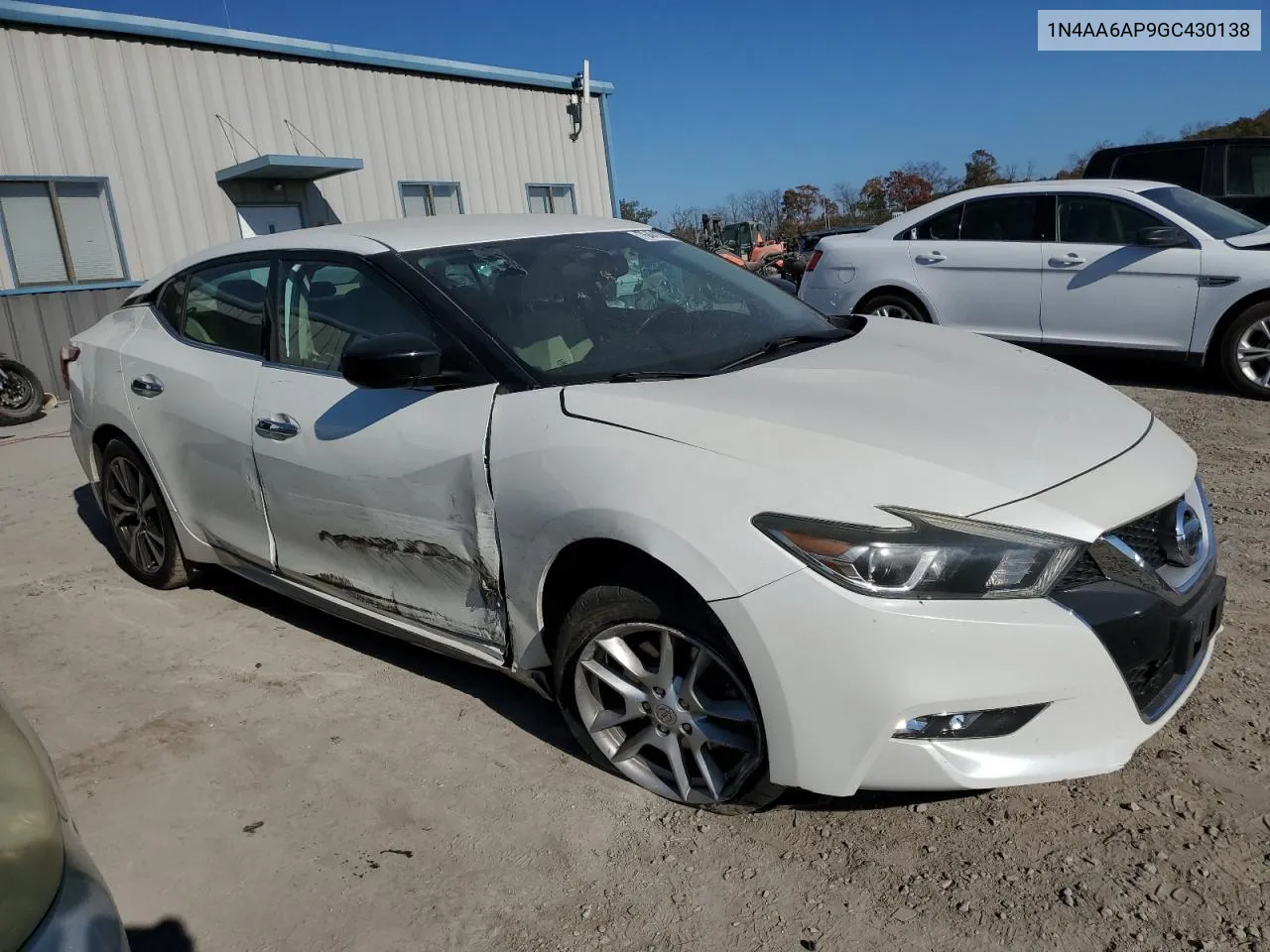 2016 Nissan Maxima 3.5S VIN: 1N4AA6AP9GC430138 Lot: 76441384