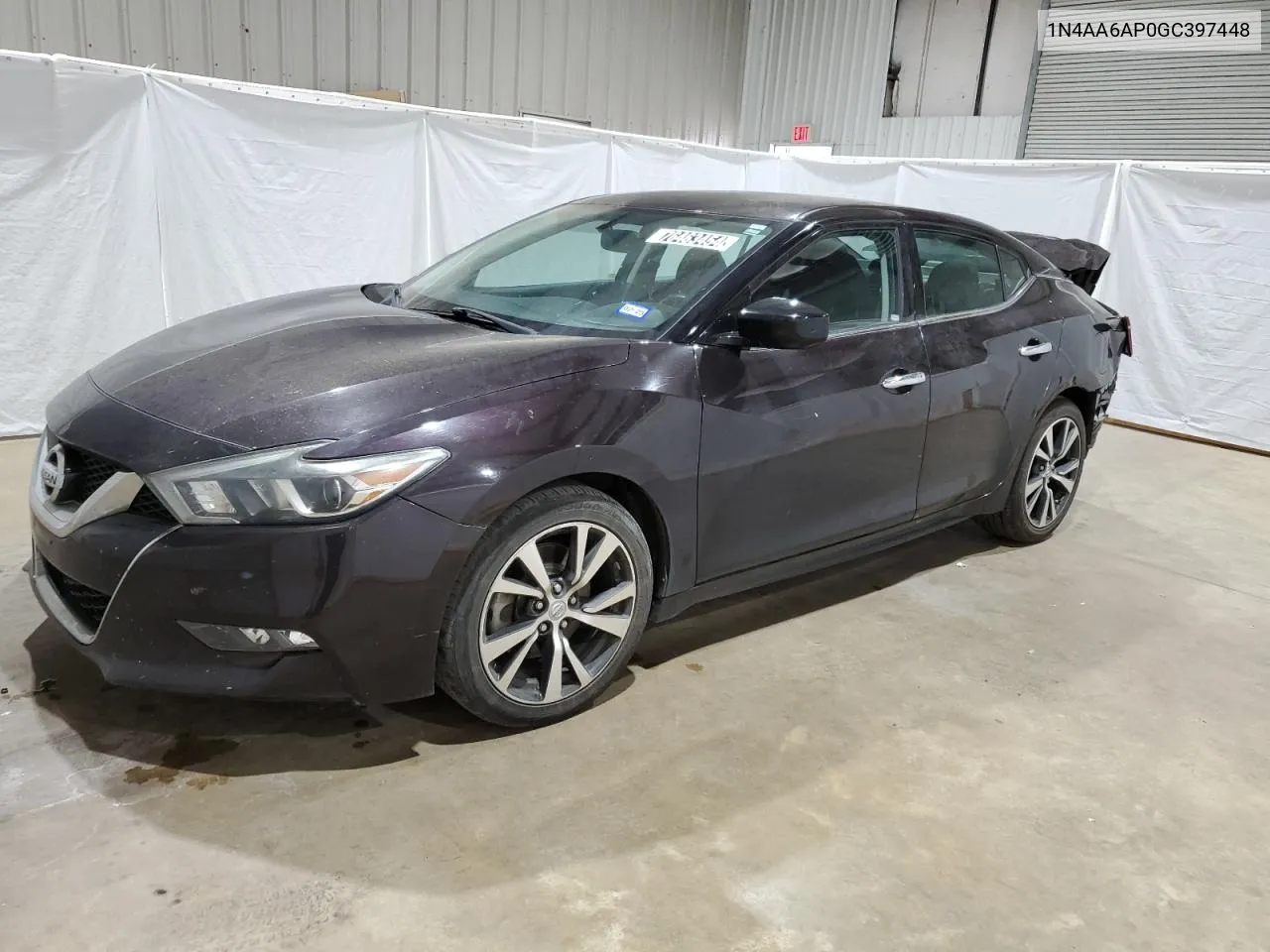 2016 Nissan Maxima 3.5S VIN: 1N4AA6AP0GC397448 Lot: 76463454