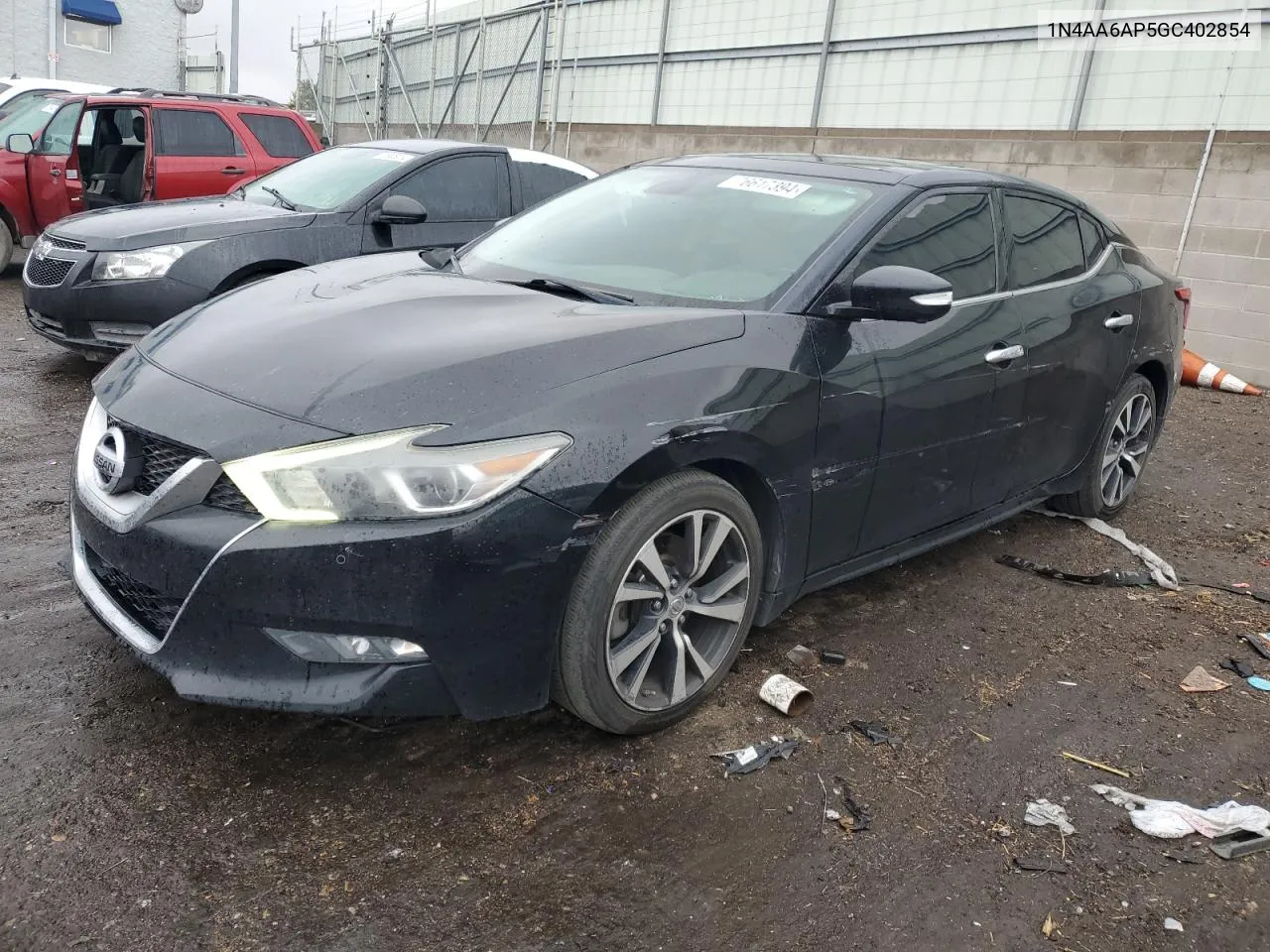 2016 Nissan Maxima 3.5S VIN: 1N4AA6AP5GC402854 Lot: 76617394