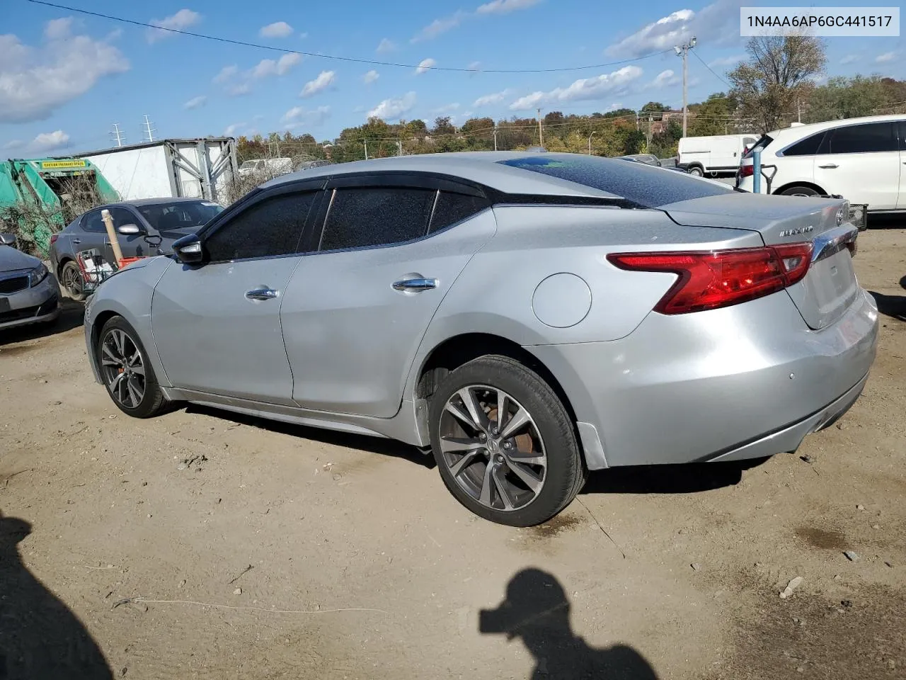 2016 Nissan Maxima 3.5S VIN: 1N4AA6AP6GC441517 Lot: 76952914