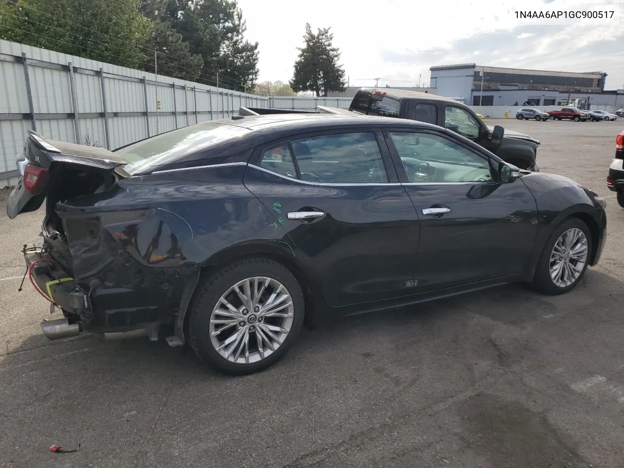 2016 Nissan Maxima 3.5S VIN: 1N4AA6AP1GC900517 Lot: 77106014