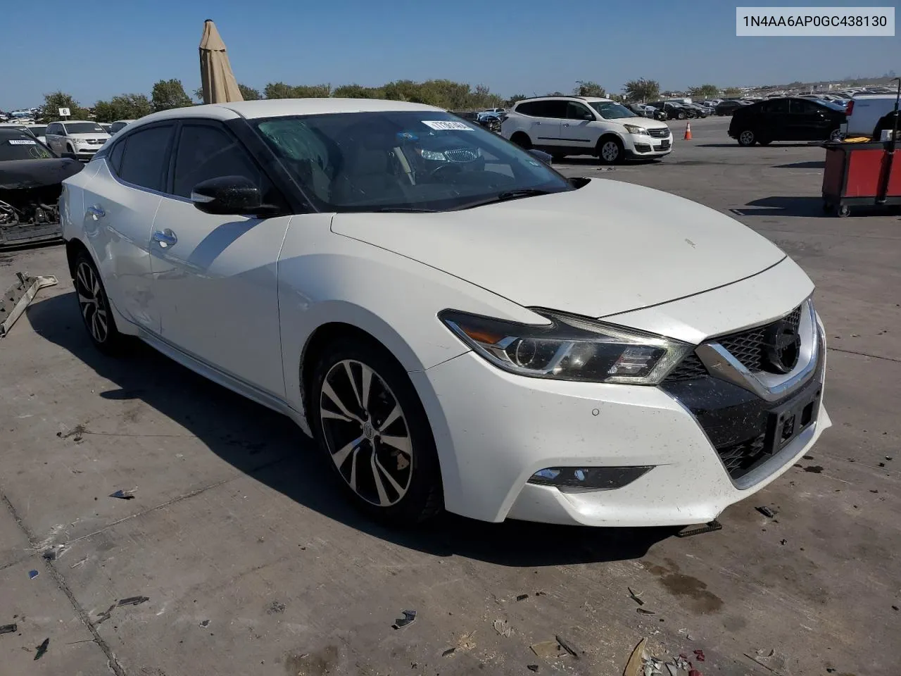 2016 Nissan Maxima 3.5S VIN: 1N4AA6AP0GC438130 Lot: 77361464