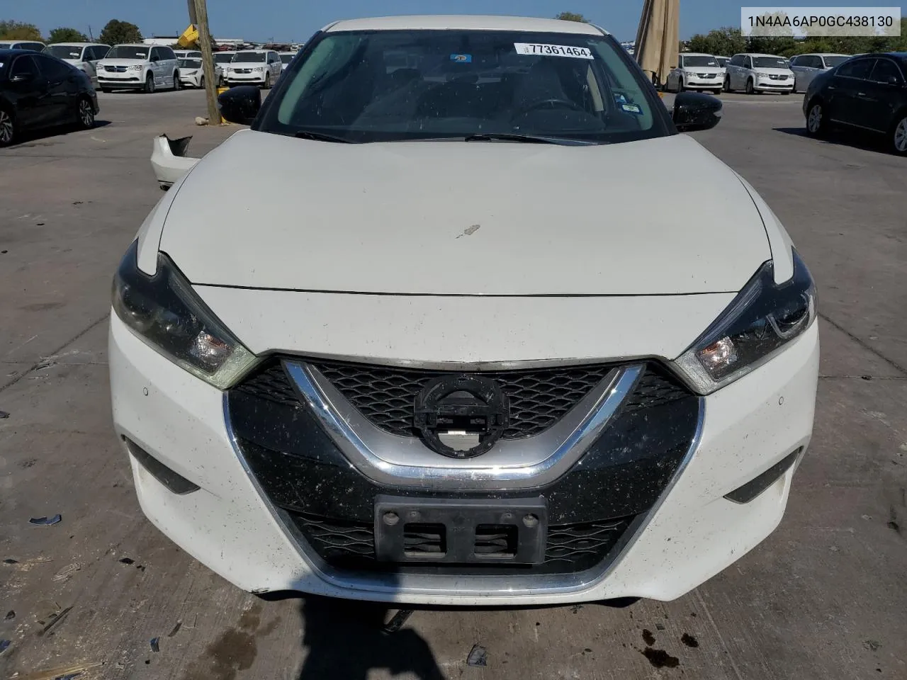 2016 Nissan Maxima 3.5S VIN: 1N4AA6AP0GC438130 Lot: 77361464