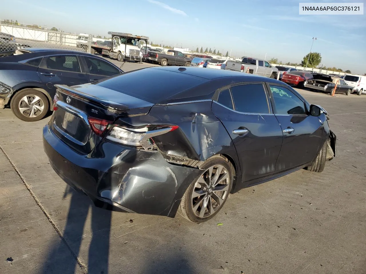 2016 Nissan Maxima 3.5S VIN: 1N4AA6AP6GC376121 Lot: 77435894