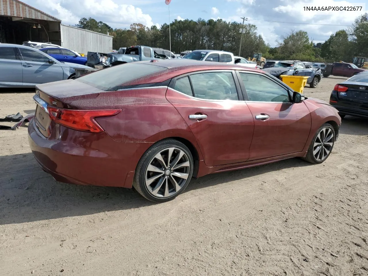 2016 Nissan Maxima 3.5S VIN: 1N4AA6APXGC422677 Lot: 77805554