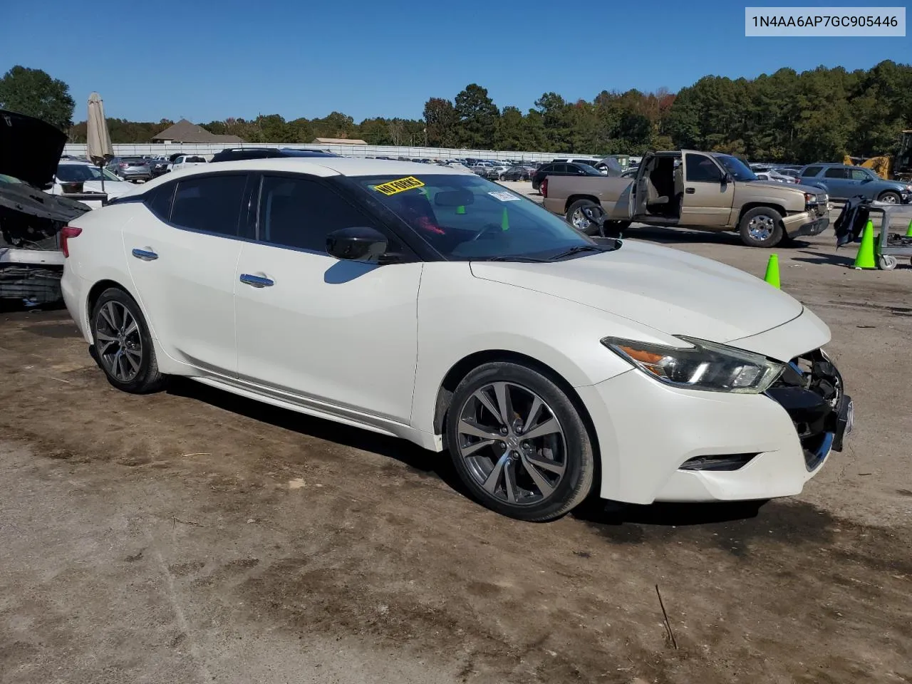 2016 Nissan Maxima 3.5S VIN: 1N4AA6AP7GC905446 Lot: 77997794