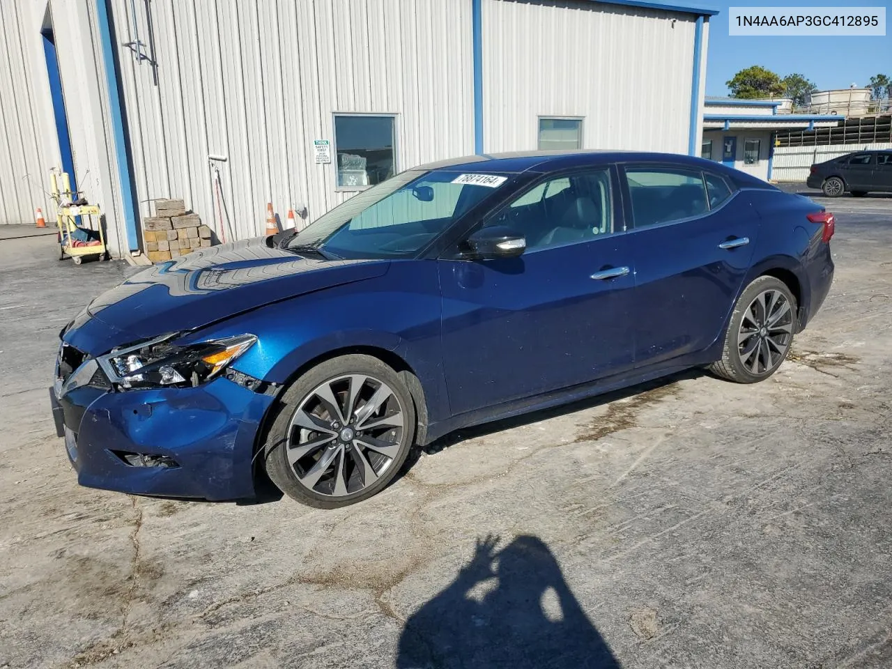 2016 Nissan Maxima 3.5S VIN: 1N4AA6AP3GC412895 Lot: 78874164