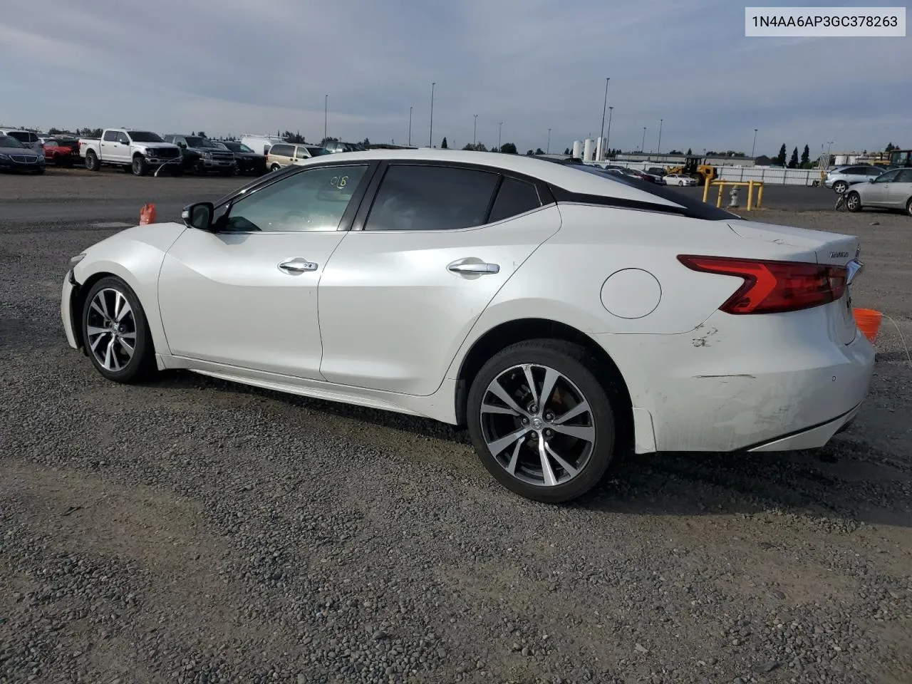 2016 Nissan Maxima 3.5S VIN: 1N4AA6AP3GC378263 Lot: 79134984