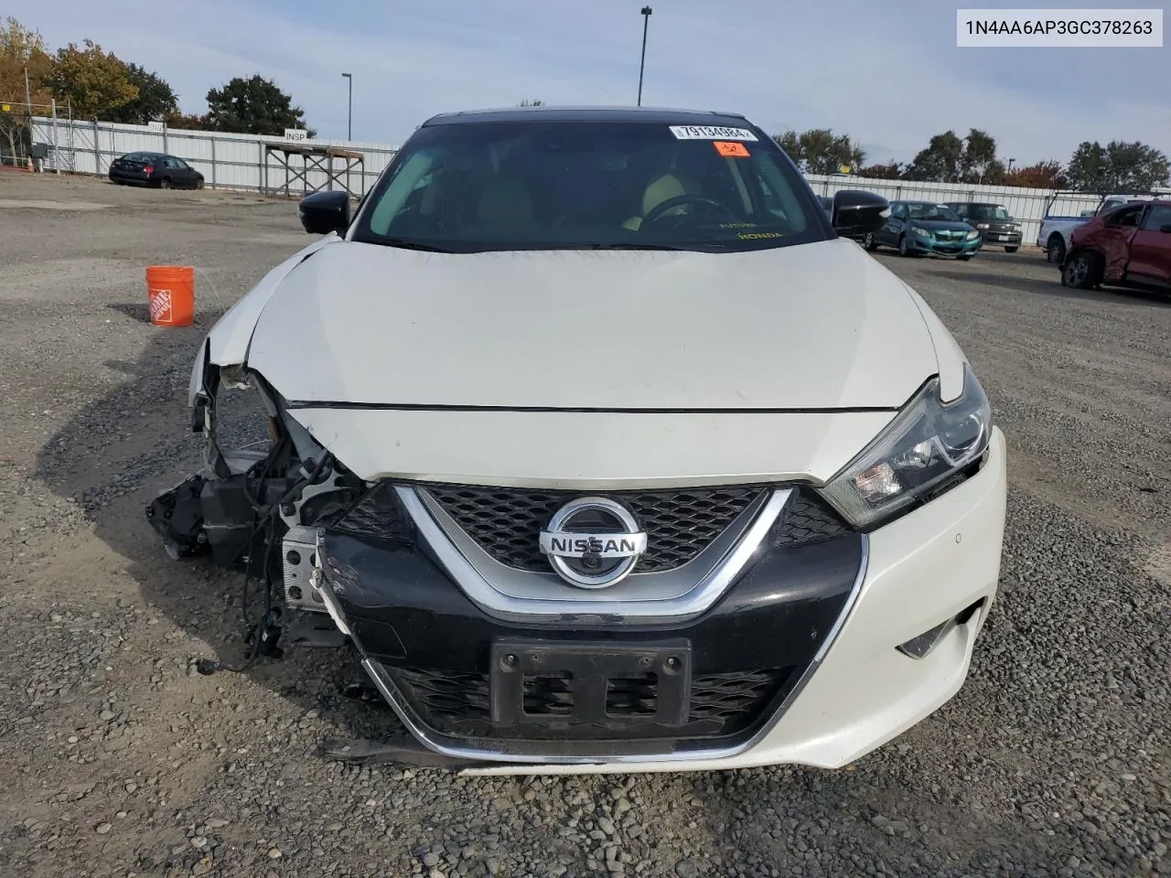 2016 Nissan Maxima 3.5S VIN: 1N4AA6AP3GC378263 Lot: 79134984