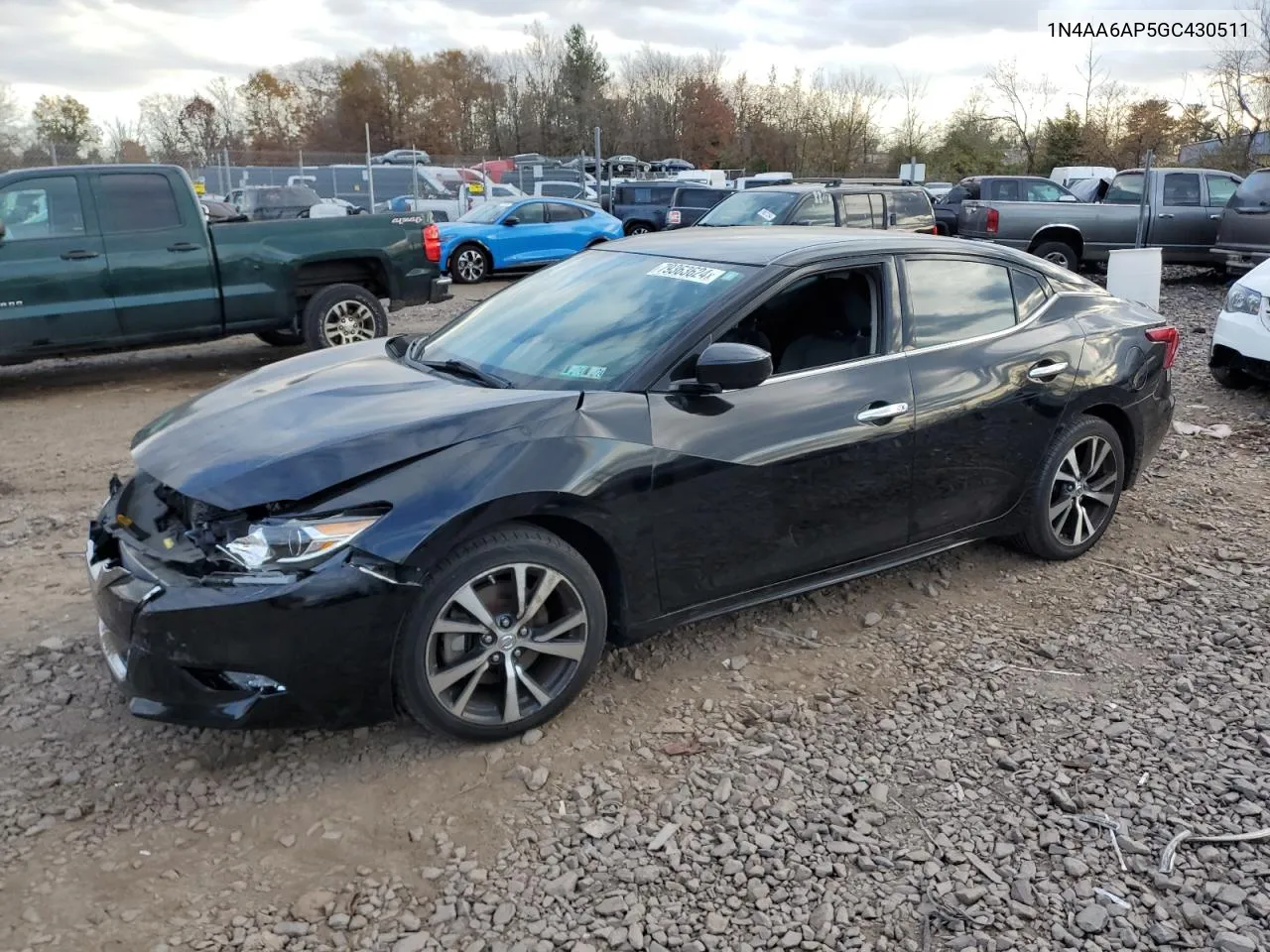 2016 Nissan Maxima 3.5S VIN: 1N4AA6AP5GC430511 Lot: 79363624