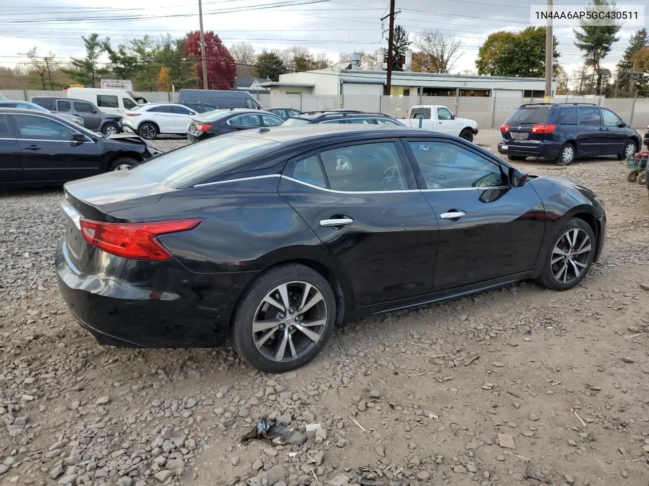 2016 Nissan Maxima 3.5S VIN: 1N4AA6AP5GC430511 Lot: 79363624