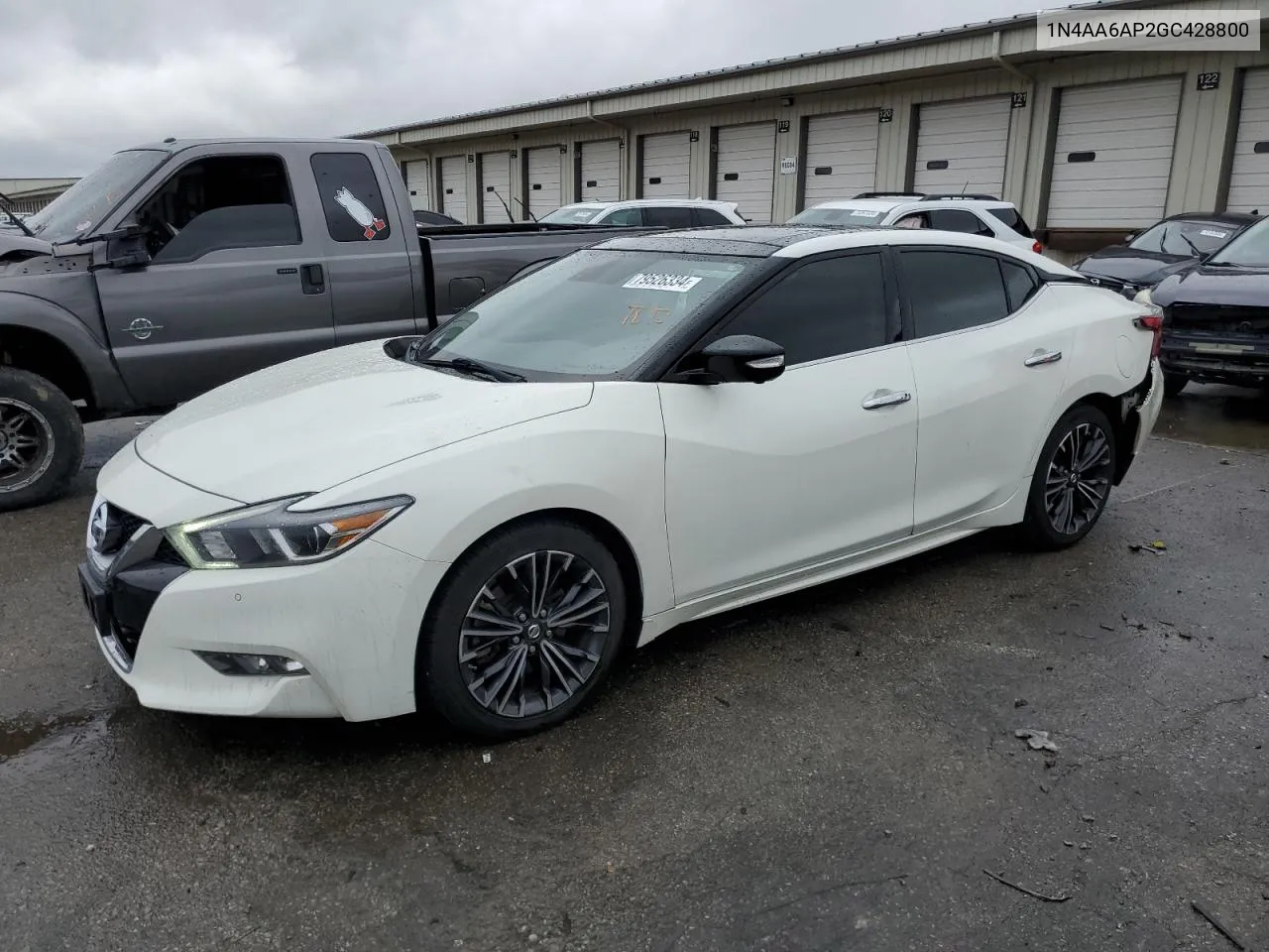 2016 Nissan Maxima 3.5S VIN: 1N4AA6AP2GC428800 Lot: 79526334