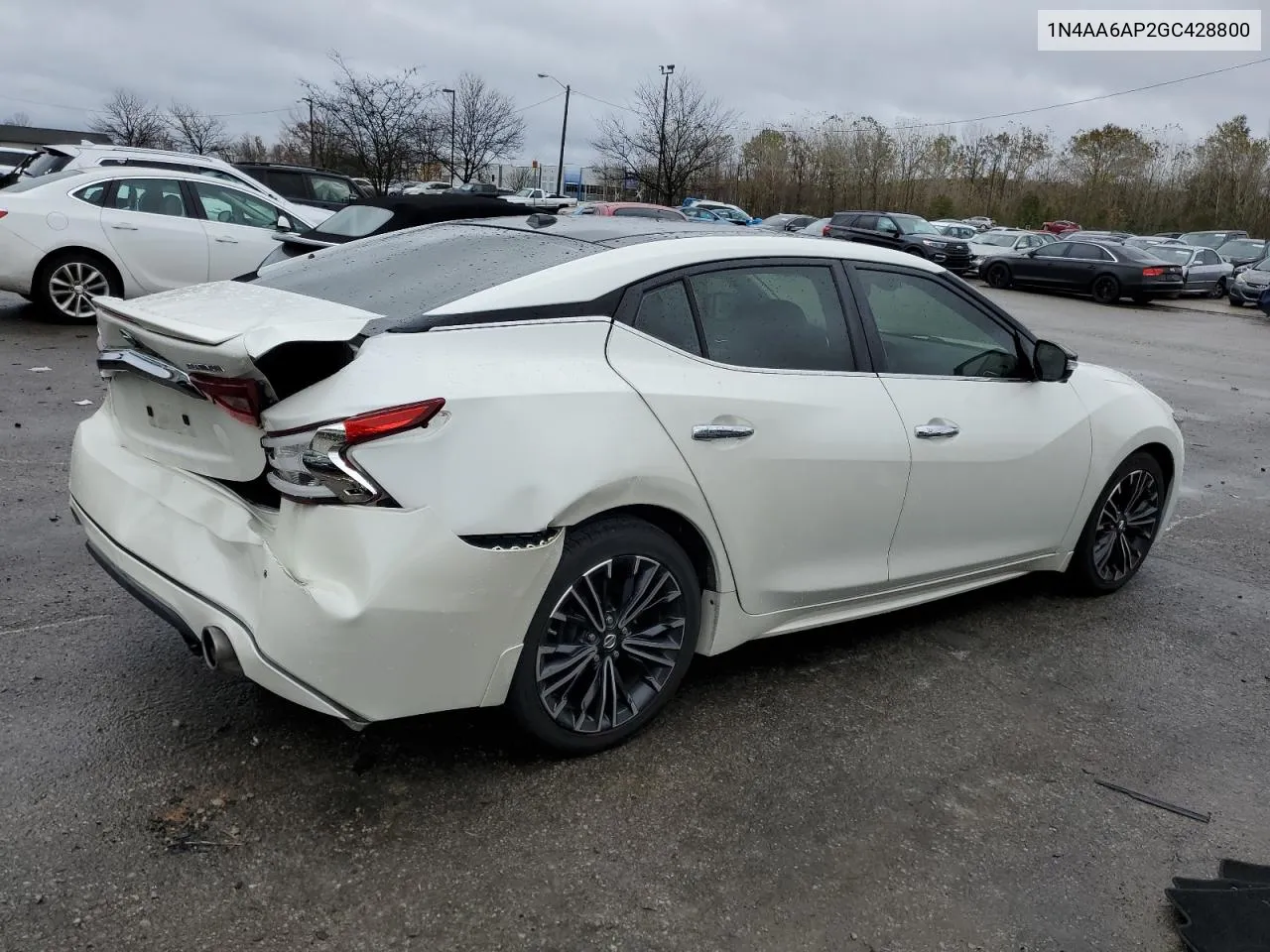 2016 Nissan Maxima 3.5S VIN: 1N4AA6AP2GC428800 Lot: 79526334