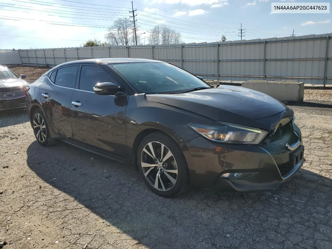 2016 Nissan Maxima 3.5S VIN: 1N4AA6AP2GC447623 Lot: 79650614