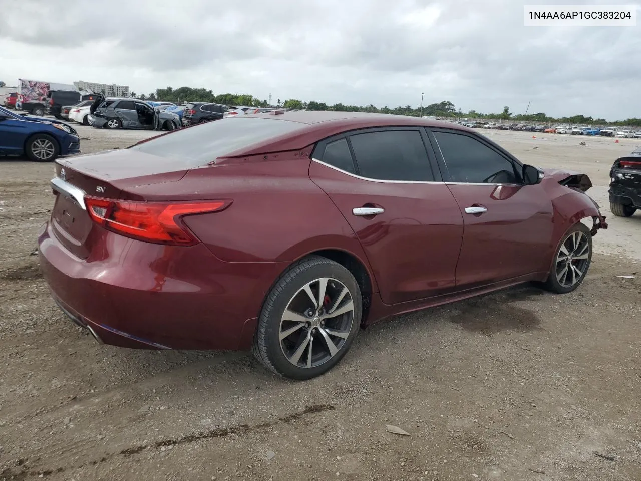 2016 Nissan Maxima 3.5S VIN: 1N4AA6AP1GC383204 Lot: 79883224