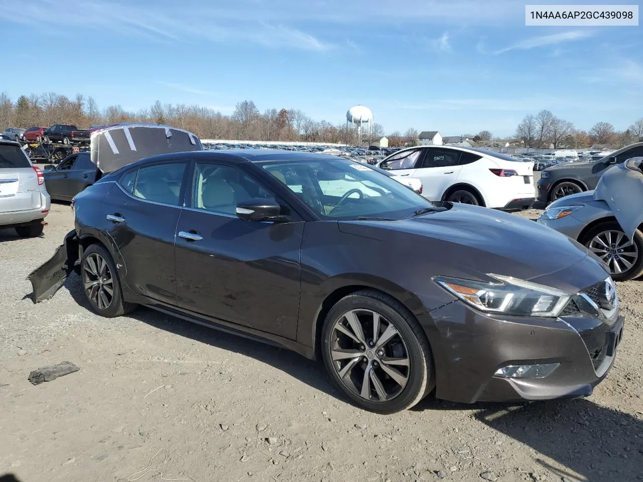 2016 Nissan Maxima 3.5S VIN: 1N4AA6AP2GC439098 Lot: 80085824