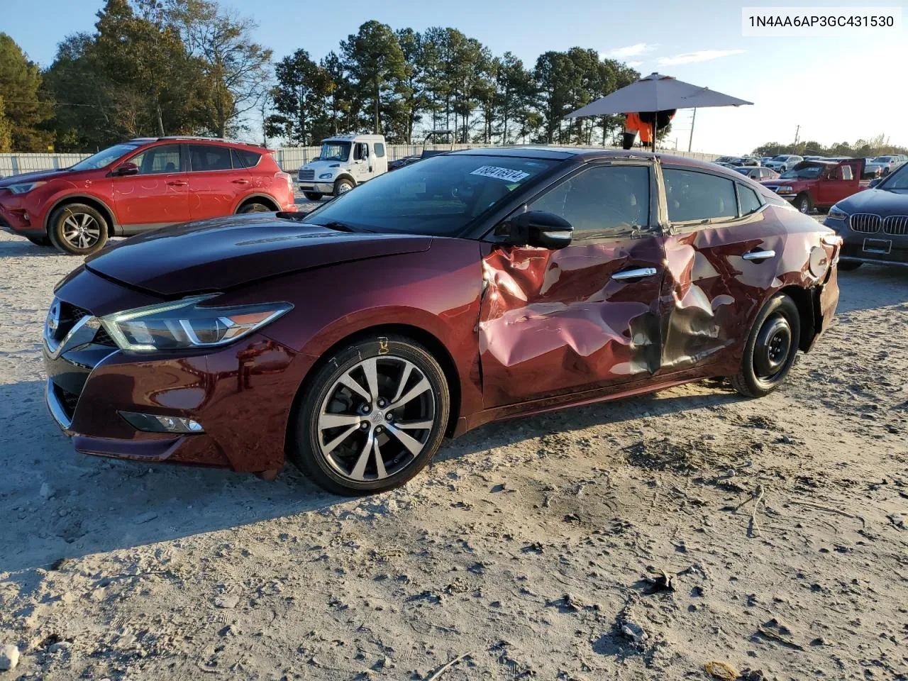 2016 Nissan Maxima 3.5S VIN: 1N4AA6AP3GC431530 Lot: 80416914