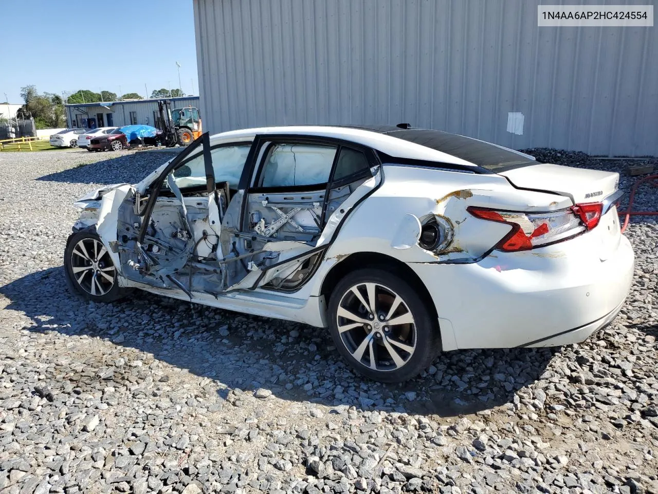 2017 Nissan Maxima 3.5S VIN: 1N4AA6AP2HC424554 Lot: 48790304