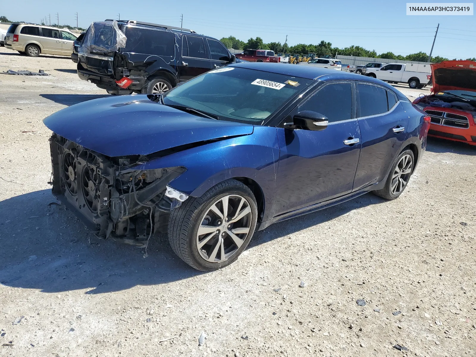 2017 Nissan Maxima 3.5S VIN: 1N4AA6AP3HC373419 Lot: 48905654