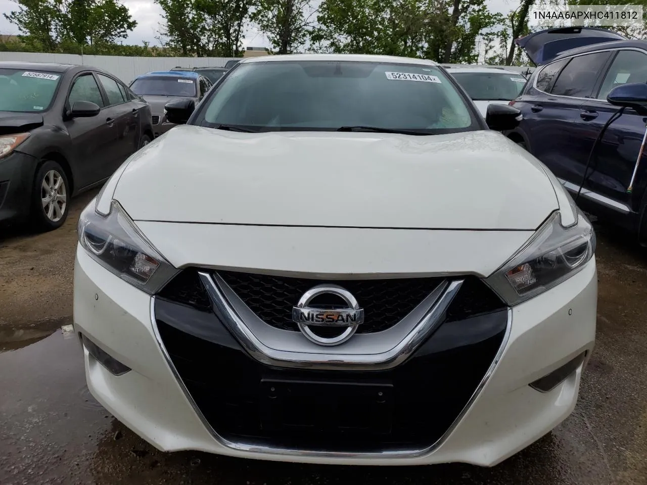 2017 Nissan Maxima 3.5S VIN: 1N4AA6APXHC411812 Lot: 52314104