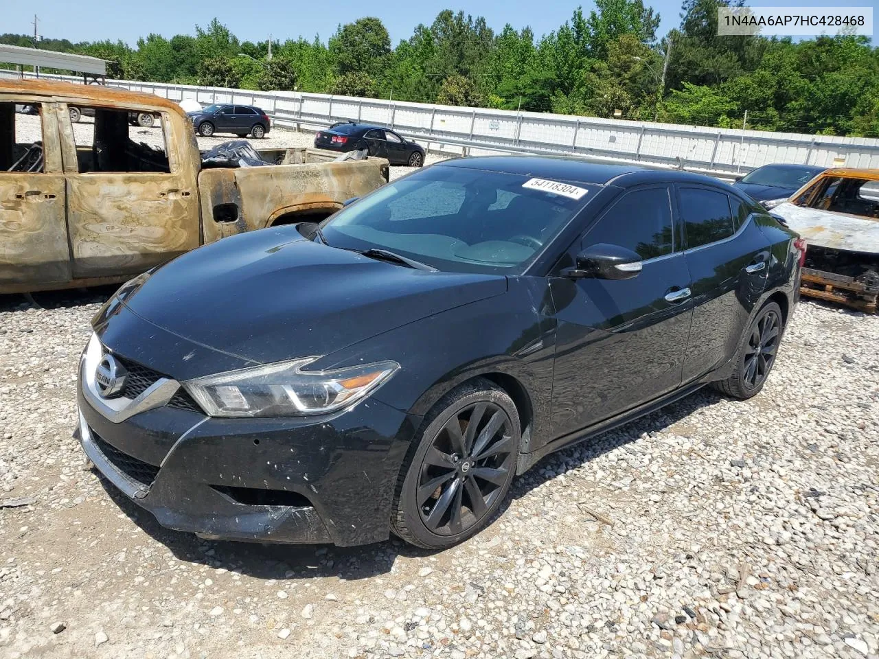 2017 Nissan Maxima 3.5S VIN: 1N4AA6AP7HC428468 Lot: 54118304