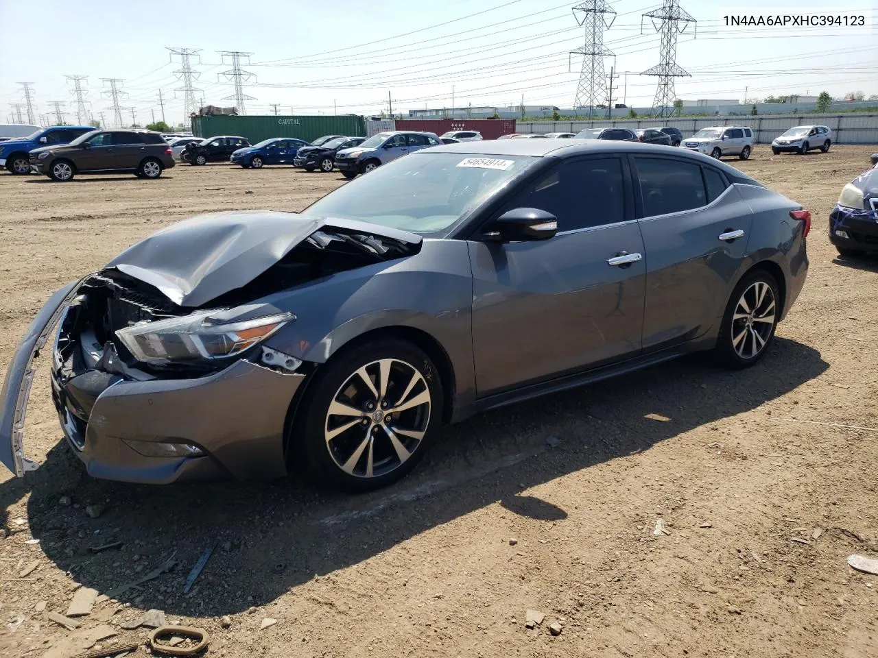 2017 Nissan Maxima 3.5S VIN: 1N4AA6APXHC394123 Lot: 54654914