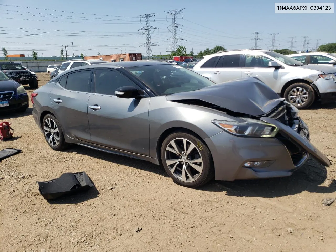 2017 Nissan Maxima 3.5S VIN: 1N4AA6APXHC394123 Lot: 54654914