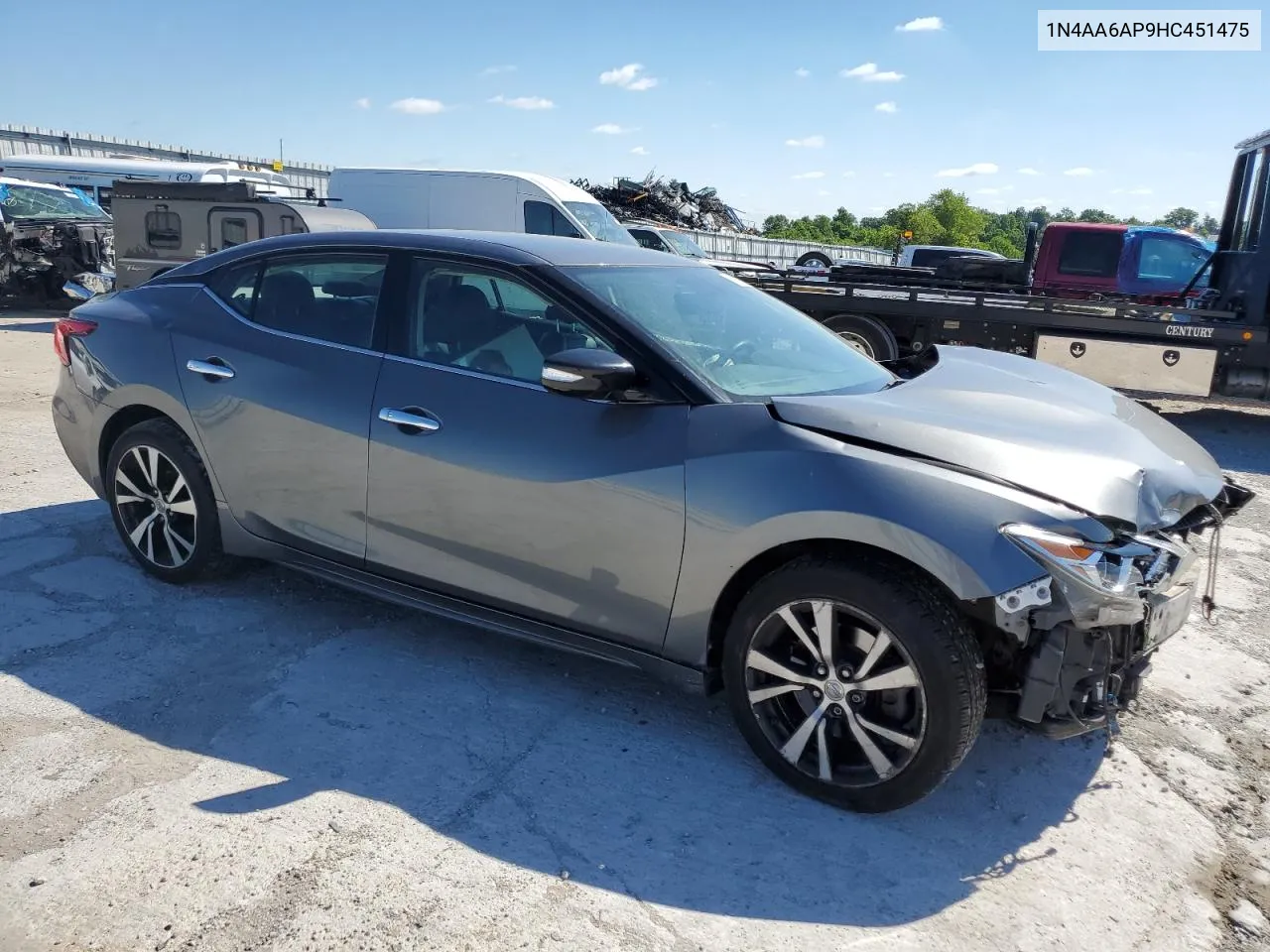 2017 Nissan Maxima 3.5S VIN: 1N4AA6AP9HC451475 Lot: 58136554