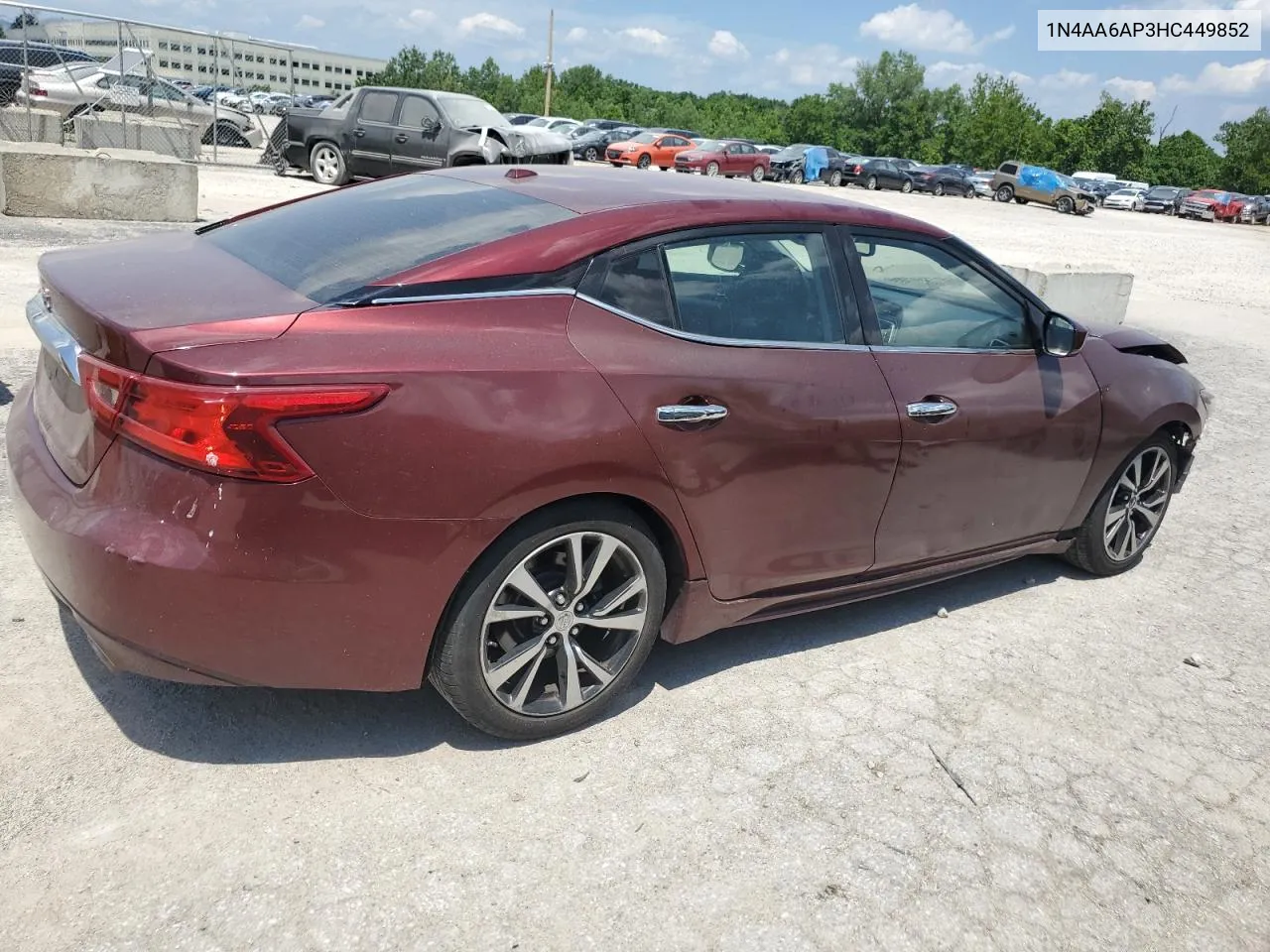 1N4AA6AP3HC449852 2017 Nissan Maxima 3.5S