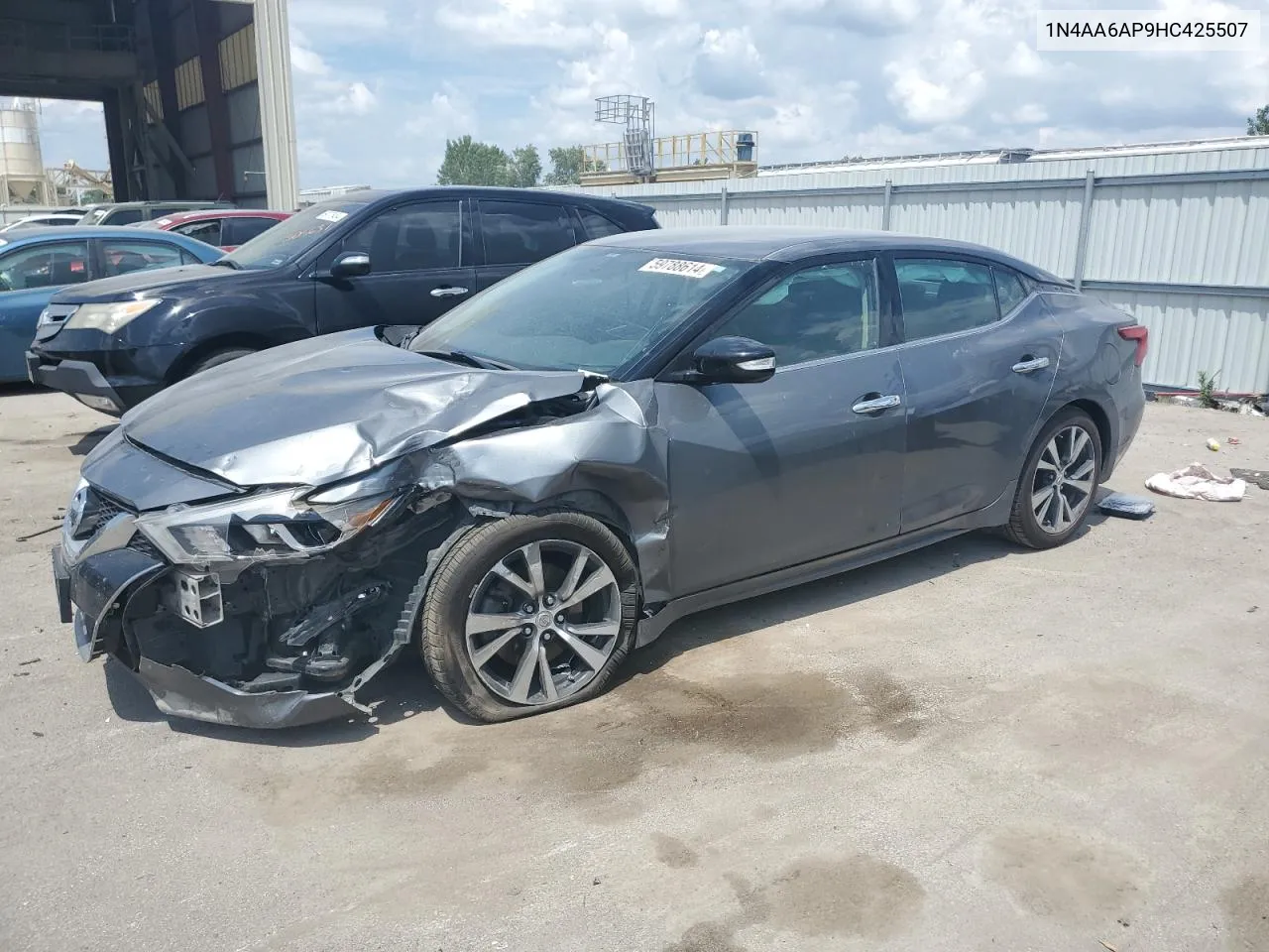 2017 Nissan Maxima 3.5S VIN: 1N4AA6AP9HC425507 Lot: 59788614