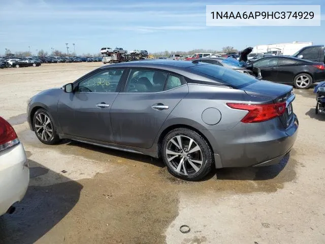 1N4AA6AP9HC374929 2017 Nissan Maxima 3.5S