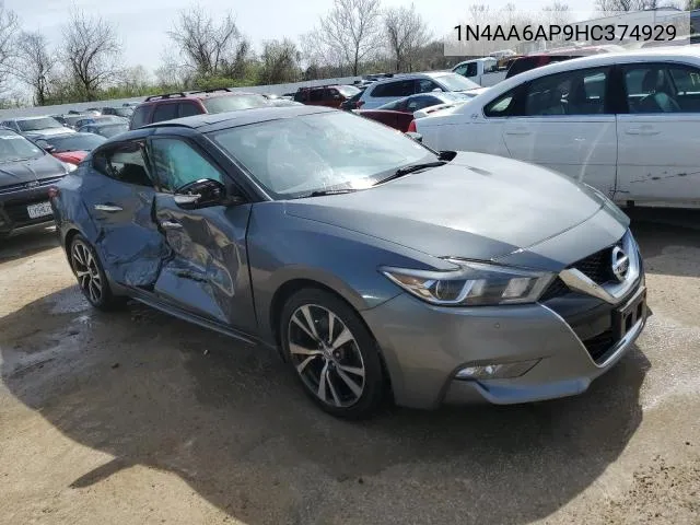 1N4AA6AP9HC374929 2017 Nissan Maxima 3.5S