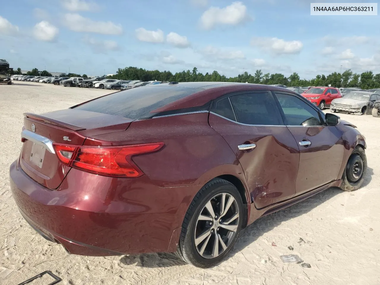 2017 Nissan Maxima 3.5S VIN: 1N4AA6AP6HC363211 Lot: 60286894