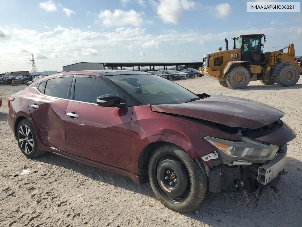 1N4AA6AP6HC363211 2017 Nissan Maxima 3.5S