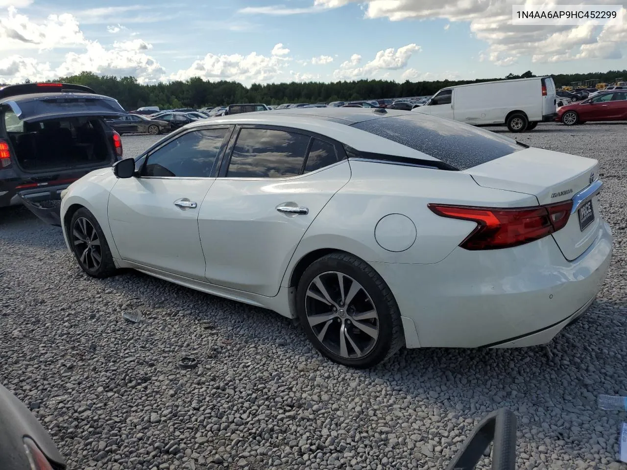 1N4AA6AP9HC452299 2017 Nissan Maxima 3.5S