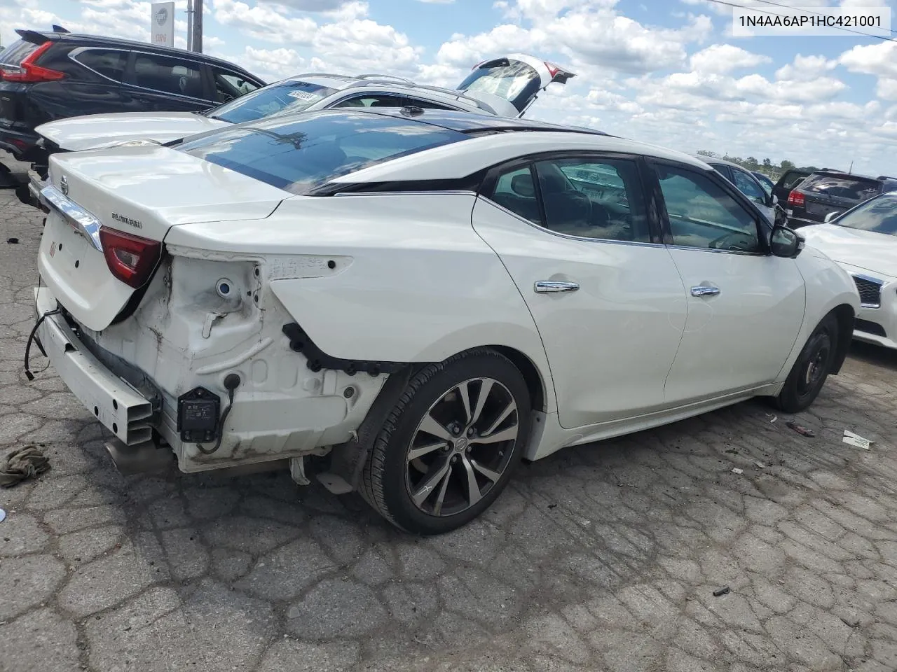 2017 Nissan Maxima 3.5S VIN: 1N4AA6AP1HC421001 Lot: 62060244