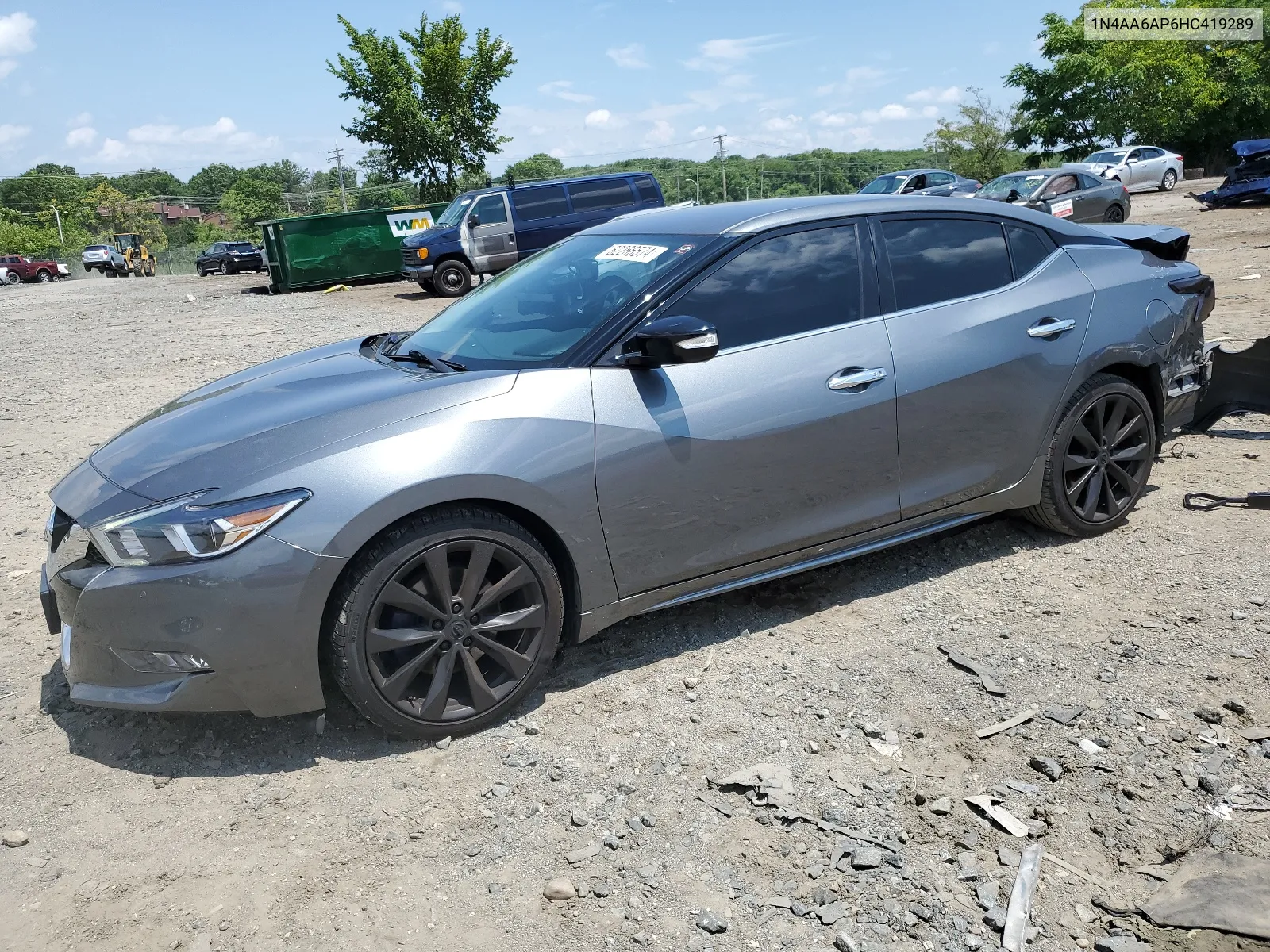 2017 Nissan Maxima 3.5S VIN: 1N4AA6AP6HC419289 Lot: 62266574